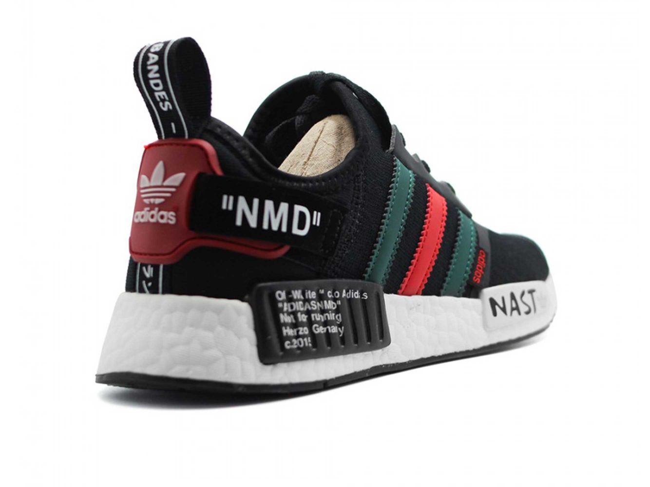 Adidas NMD R1 Black/Green/Red