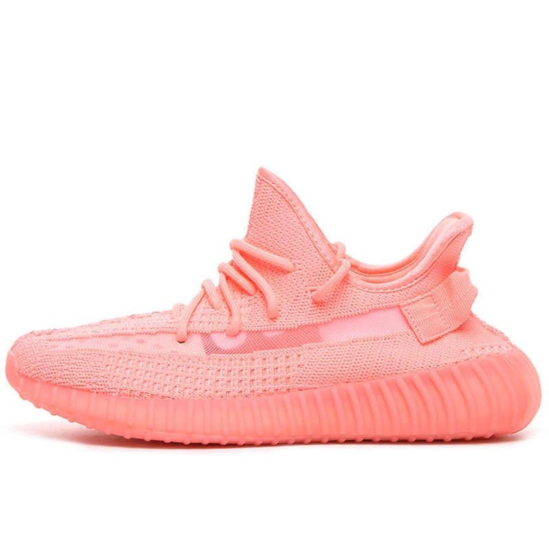 Adidas Yeezy Boost 350 V2 Static, розовые, текстиль, женские