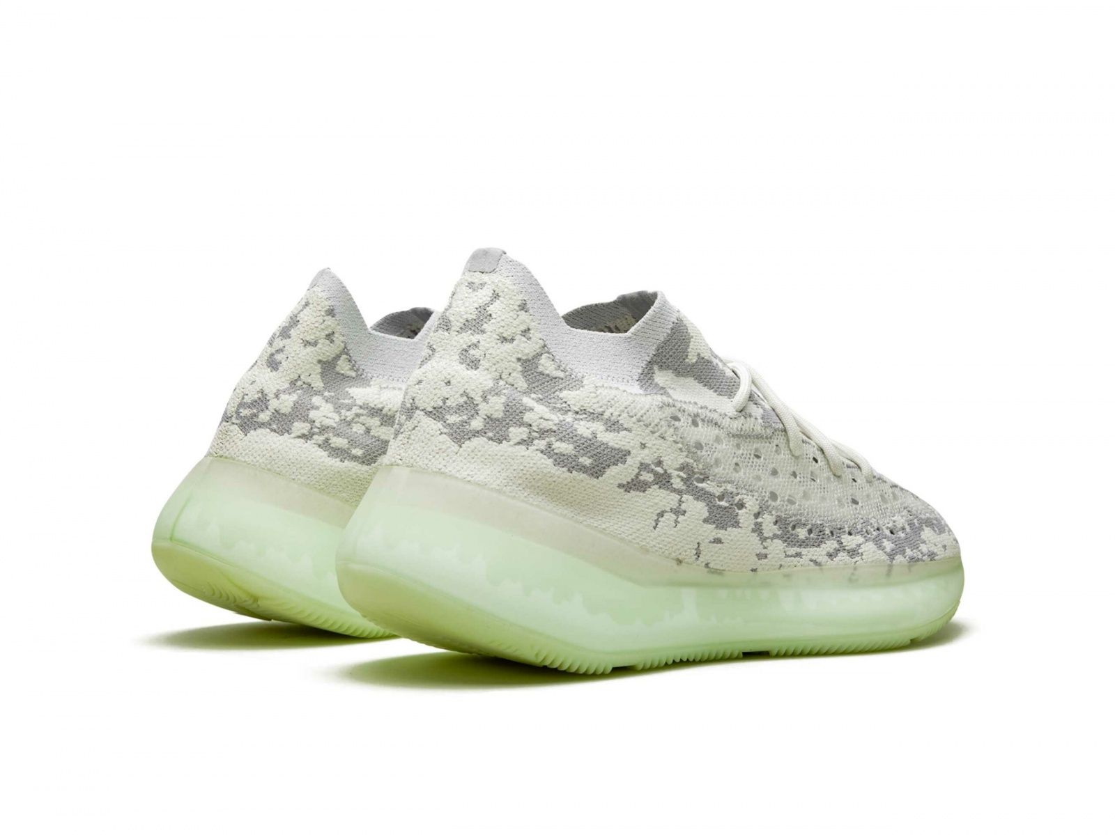 Adidas Yeezy Boost 380 Alien, серый, зеленый, текстиль, мужские, женские