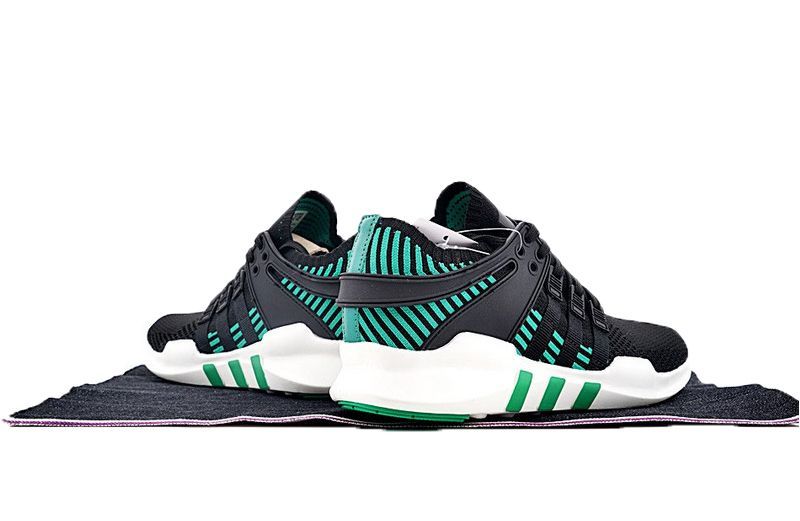 Adidas EQT Support Green/Black, черный, зеленый, нейлон, мужские, женские