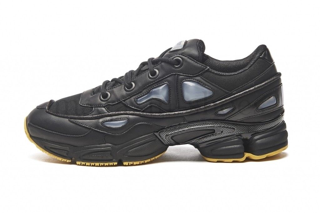 Adidas Raf Simons, черные, нейлон, кожа, женские