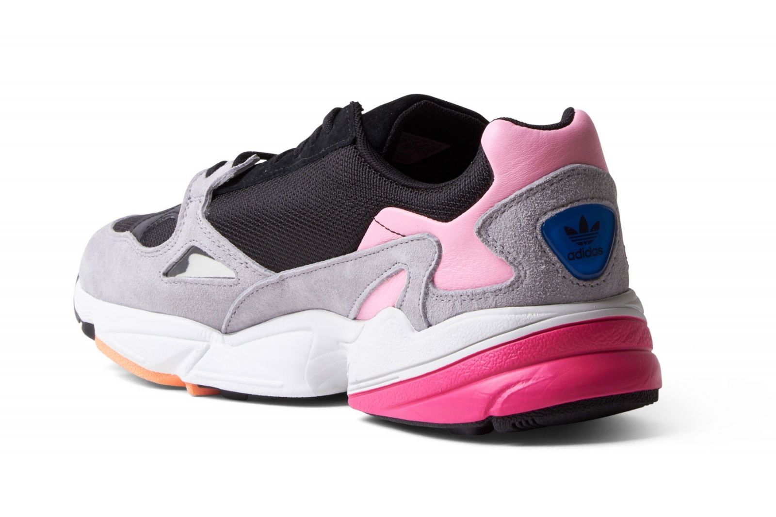 Adidas Falcon, серый, черный, зеленый, нейлон, замша, женские