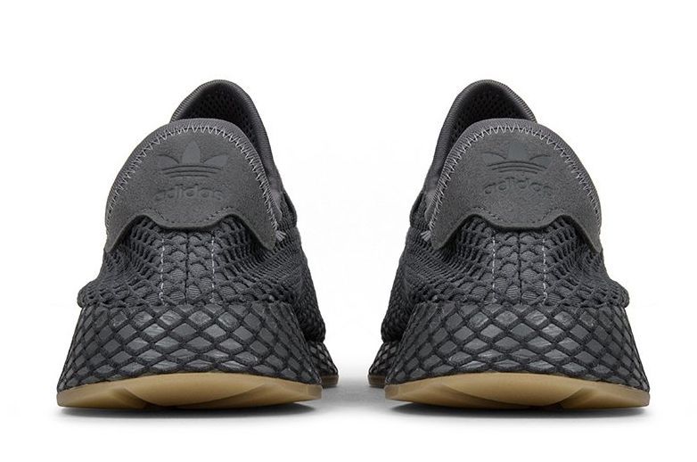 Adidas Deerupt Runner, черные, текстиль, мужские, женские