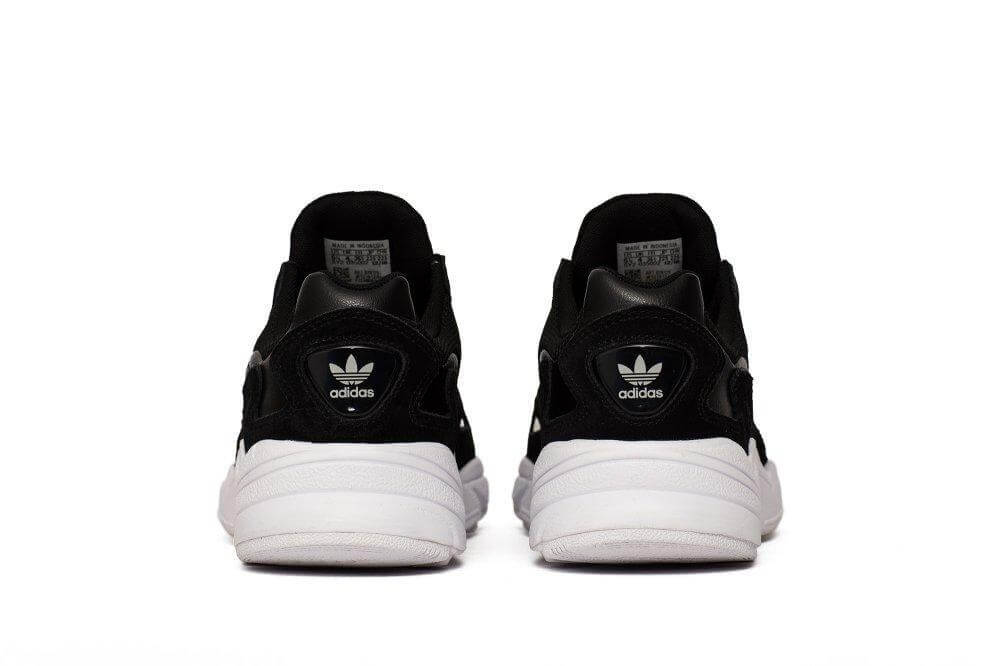 Adidas falcon black sale online