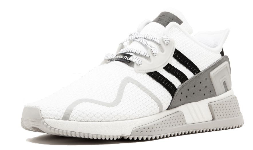 Adidas EQT Cushion ADV белые с серым и черным (40-44)