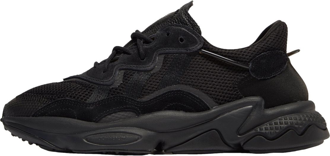 Adidas Ozweego Raf Simons x, черные, замша, текстиль, полиуретан, мужские, женские