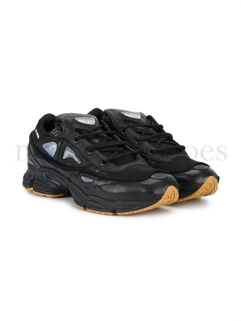 Adidas Raf Simons, черные, нейлон, кожа, женские