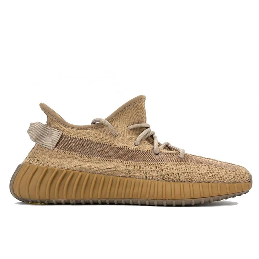 Adidas Yeezy Boost 350 V2 Static Earth, коричневые, текстиль, мужские, женские