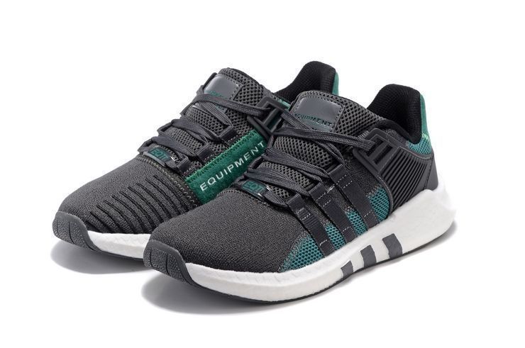 Adidas EQT Support 93-17 черные с зеленым (39-44)