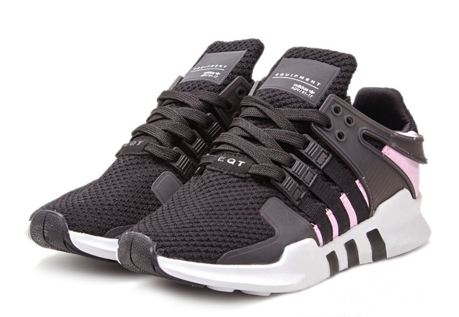 Adidas EQT Support, черный, розовый, нейлон, женские