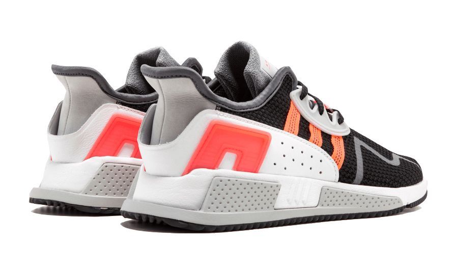 Adidas EQT Cushion ADV черные с белым и оранжевым (40-44)