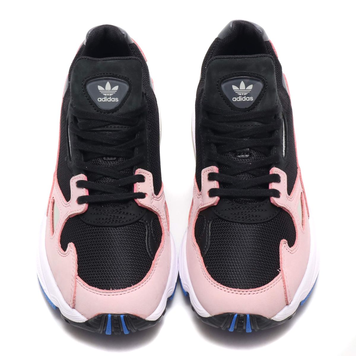 Adidas Falcon, розовый, черный, белый, нейлон, замша, женские