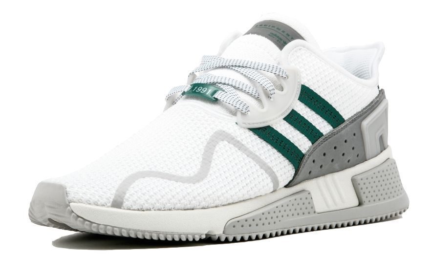 Adidas EQT Cushion ADV белые с серым и зеленым (40-44)