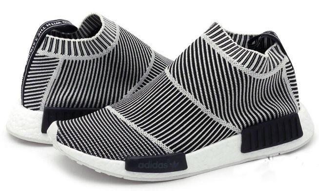 Adidas NMD City sock черно-белые