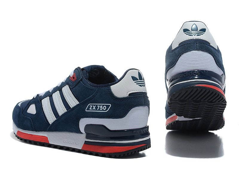 Adidas ZX 750 синие-белые с красным (40-44)