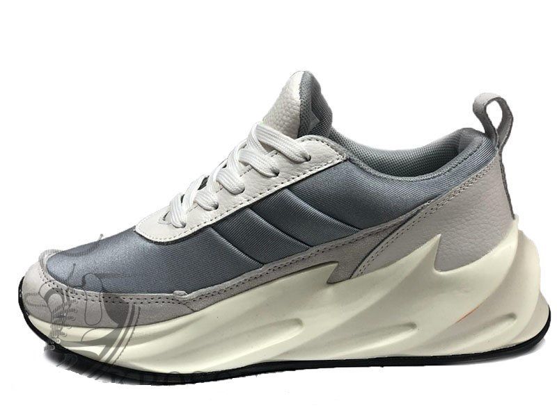 Adidas Sharks Grey, серые, нейлон, кожа, мужские, женские
