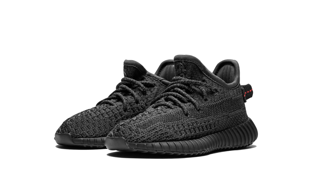 Adidas Yeezy Boost 350 V2 Static Black, черные, текстиль, мужские, женские