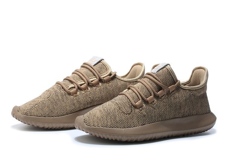 Adidas Tubular Shadow Knit, коричневые, текстиль, мужские, женские