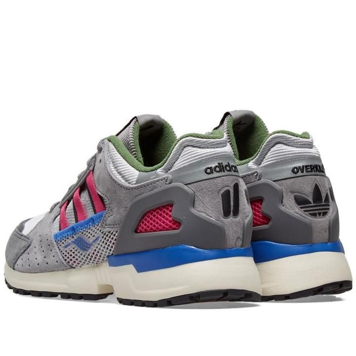 Adidas ZX 10000, серые, фиолетовые, замша, текстиль, мужские