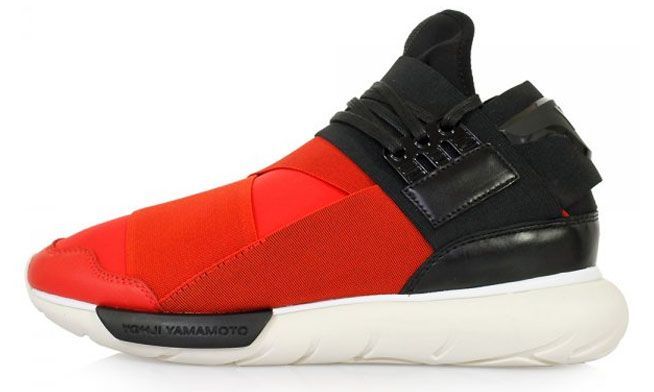 Adidas Y-3 Qasa High красные с черным (40-45)