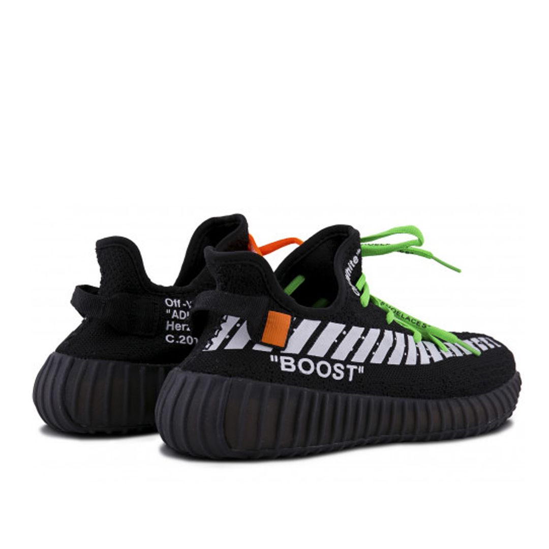 Adidas Yeezy Boost 350 Static Black/White, черный, белый, текстиль, мужские, женские