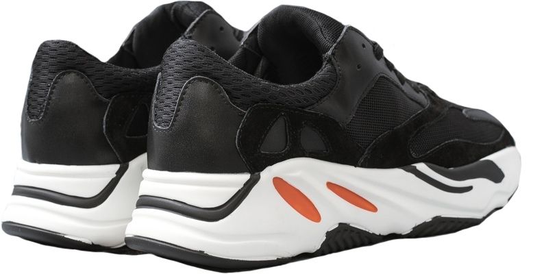 Adidas Yeezy Boost 700 V2, черный, белый, замша, текстиль, женские