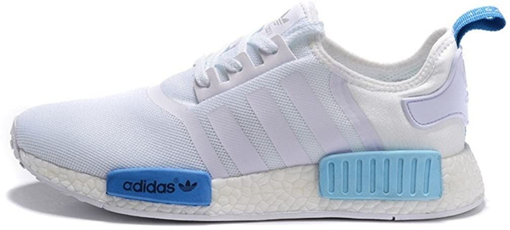 Adidas NMD R1, белый, мятный, текстиль, полиуретан, женские