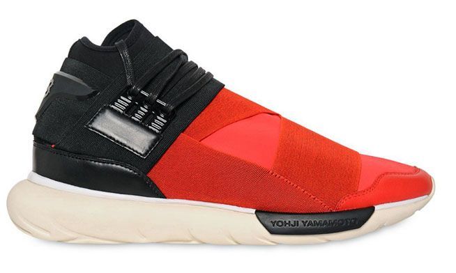 Adidas Y-3 Qasa High красные с черным (40-45)