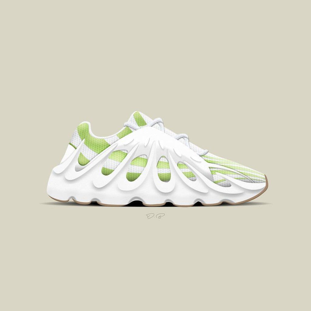 Adidas Yeezy Boost 451 White Green