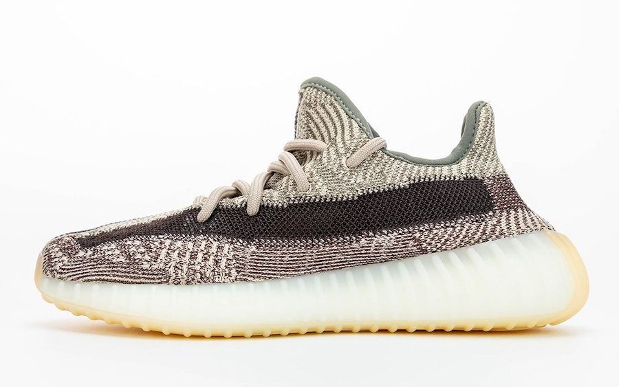 Adidas Yeezy Boost 350 V2  "Zyon", серый, коричневый, текстиль, мужские, женские