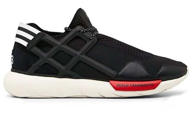 Adidas Y-3 Qasa Racer черные с красным (40-45)