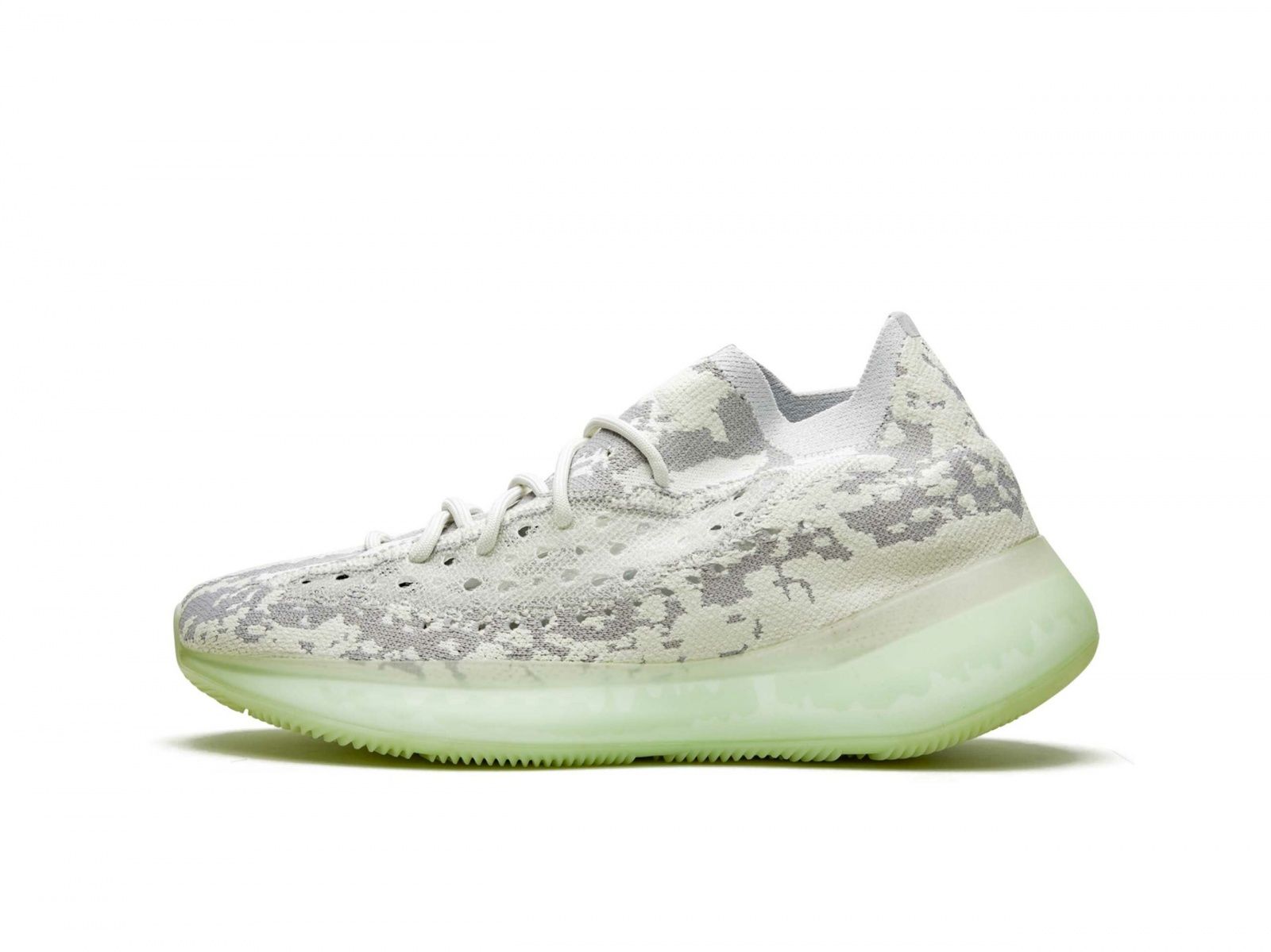 Adidas Yeezy Boost 380 Alien, серый, зеленый, текстиль, мужские, женские