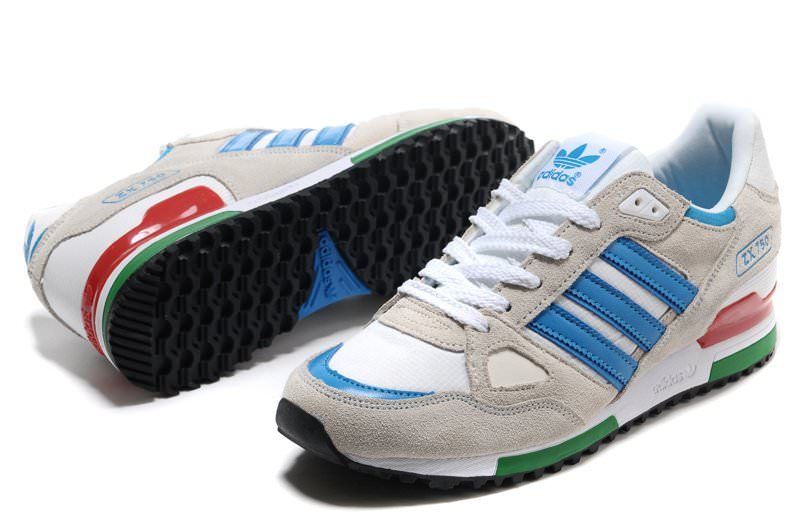 Adidas ZX 750 серые с голубым (40-44)