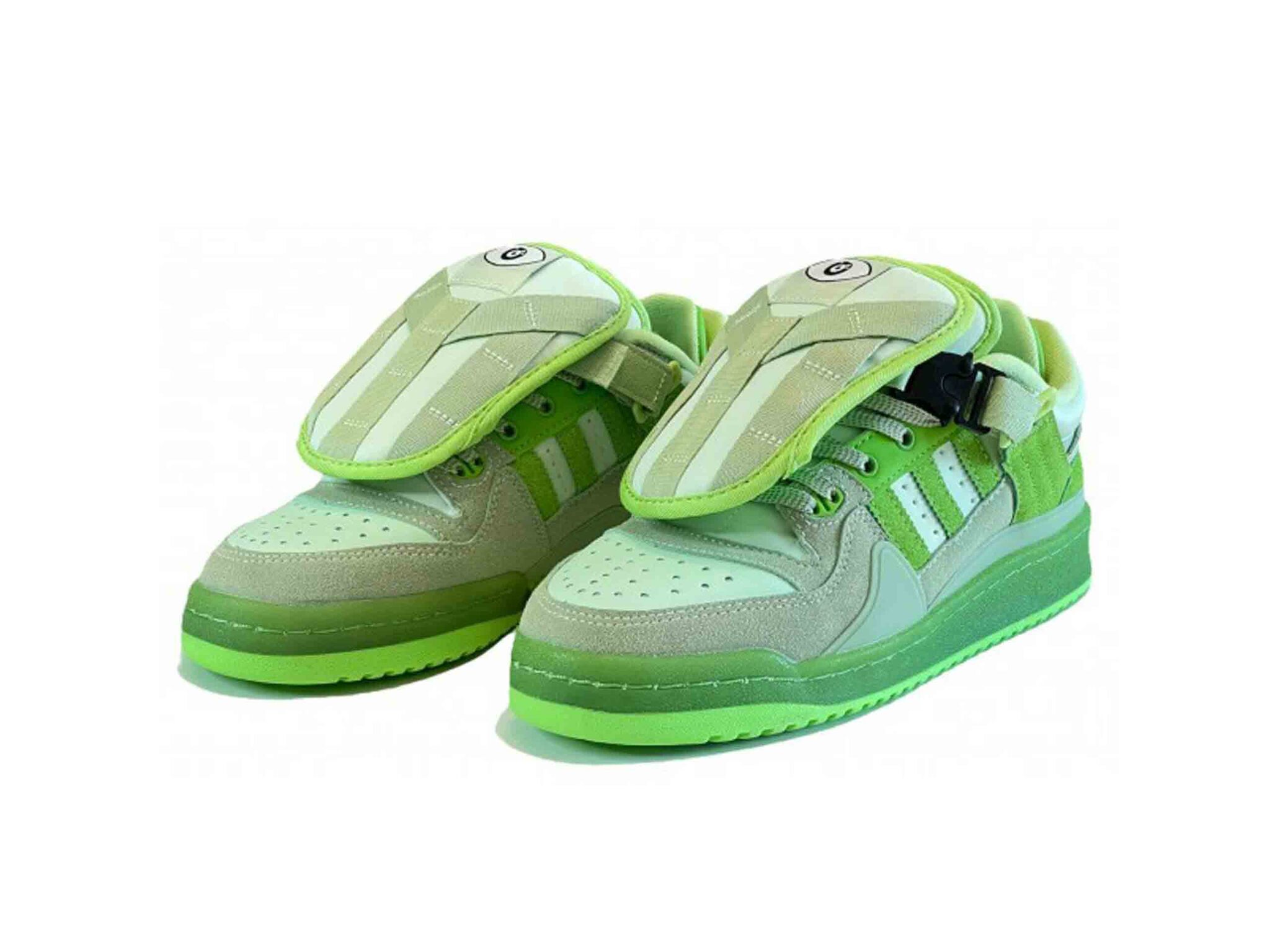 BAD BUNNY X ADIDAS FORUM BUCKLE LOW Green