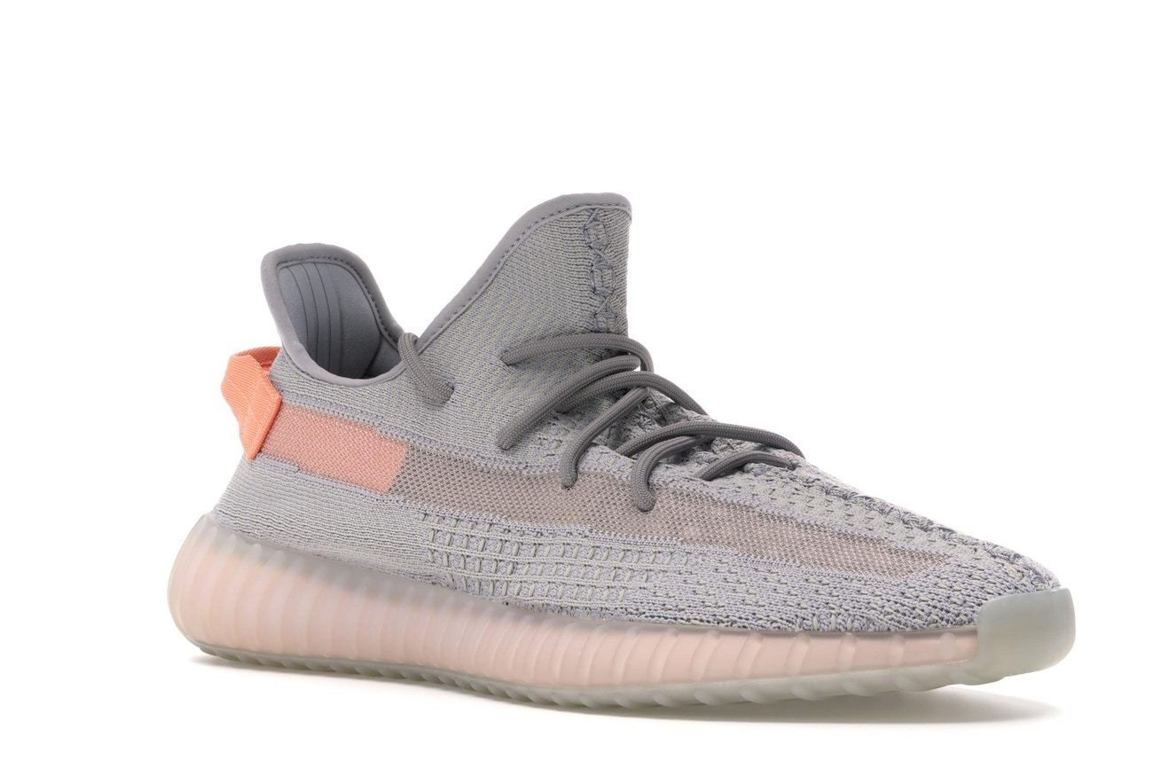 Adidas Yeezy Boost 350 Grey/Bege, серый, бежевый, нейлон, текстиль, мужские, женские