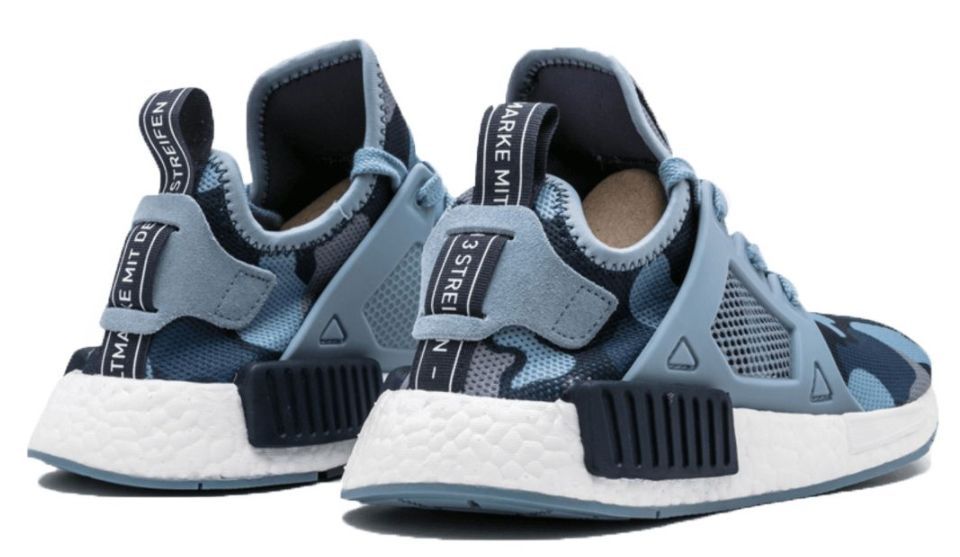 Adidas NMD R1 синий камуфляж