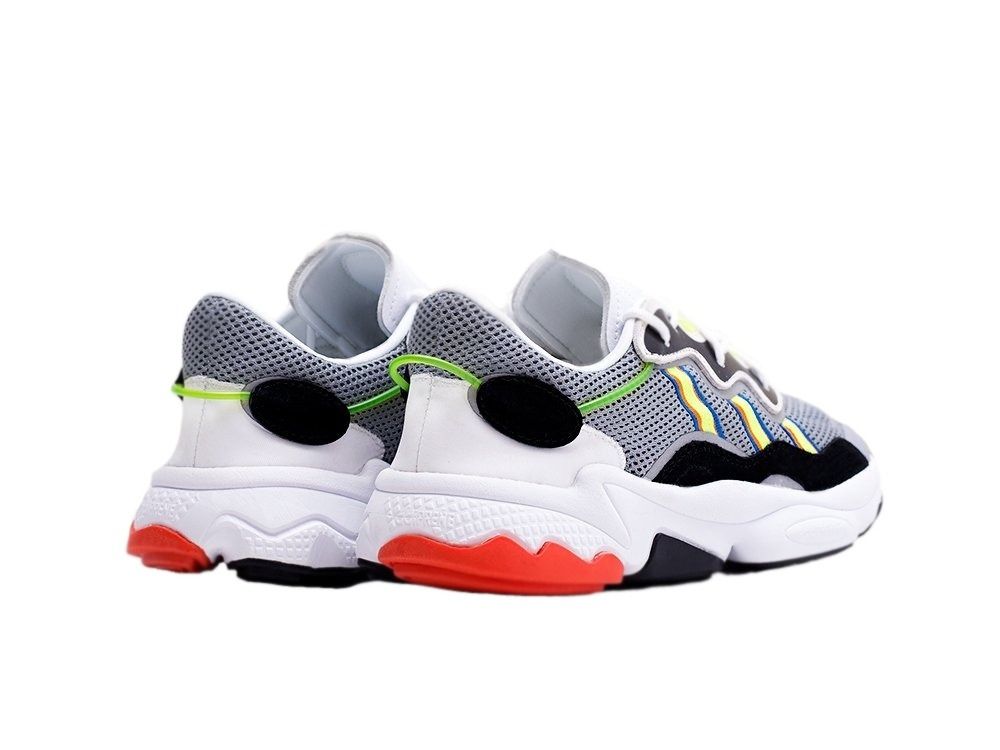 Adidas Ozweego Raf Simons x, темно серые-чёрные замша, текстиль, полиуретан, мужские