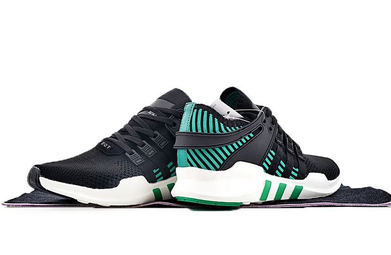Adidas EQT Support Green/Black, черный, зеленый, нейлон, мужские, женские
