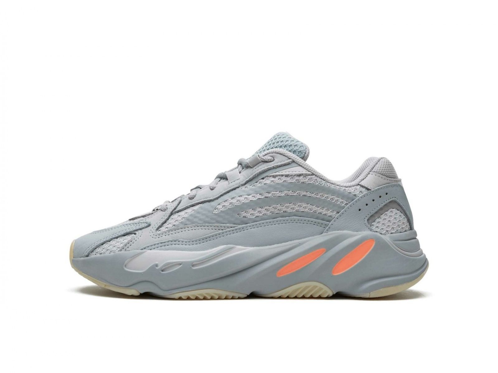 Adidas Yeezy Boost 700 V2 Grey/Blue, серый, синий, замша, текстиль, мужские, женские
