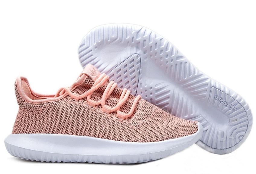 Adidas Tubular Shadow Knit, розовые, текстиль, женские