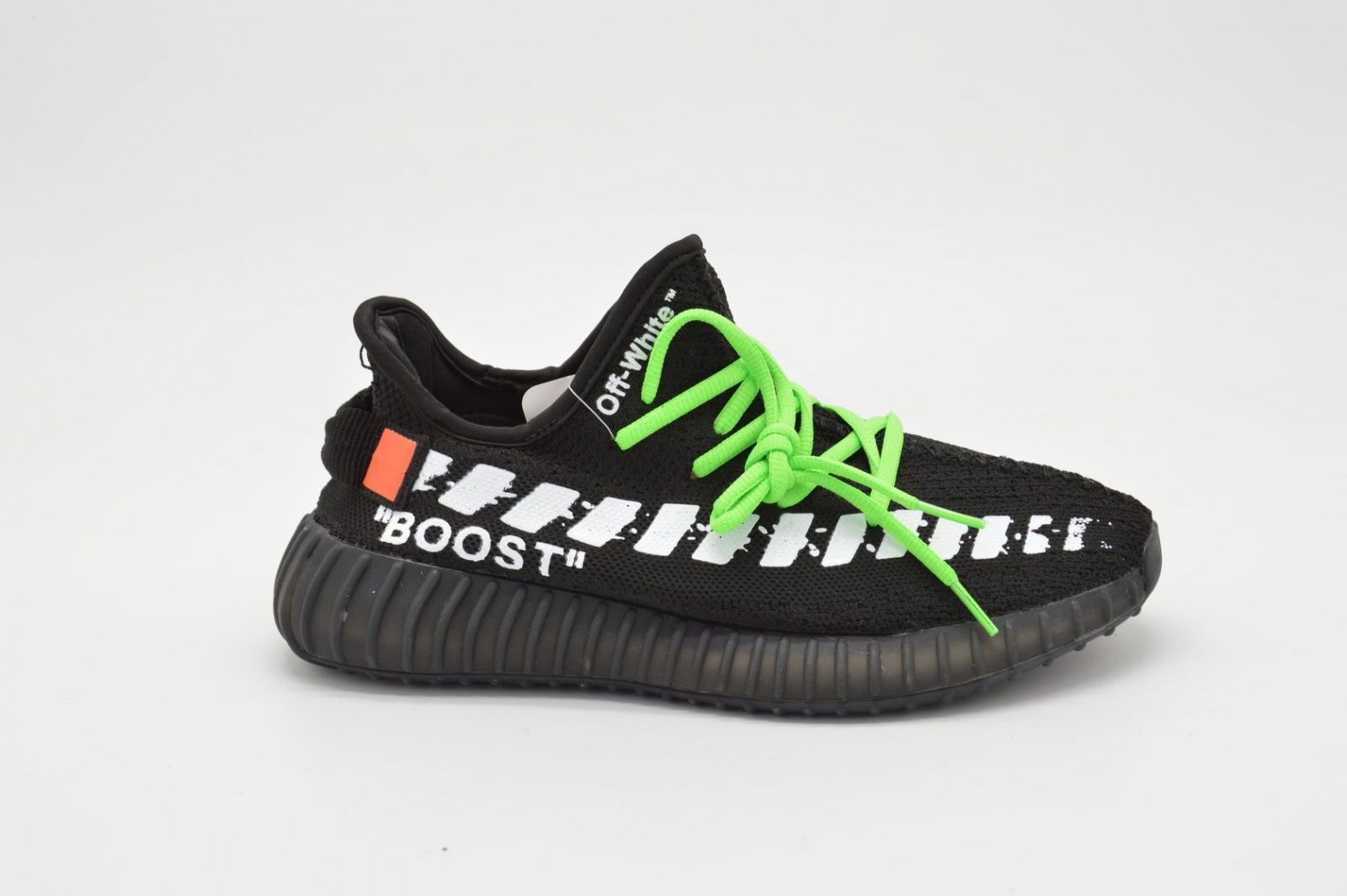 Adidas Yeezy Boost 350 Static Black/White, черный, белый, текстиль, мужские, женские