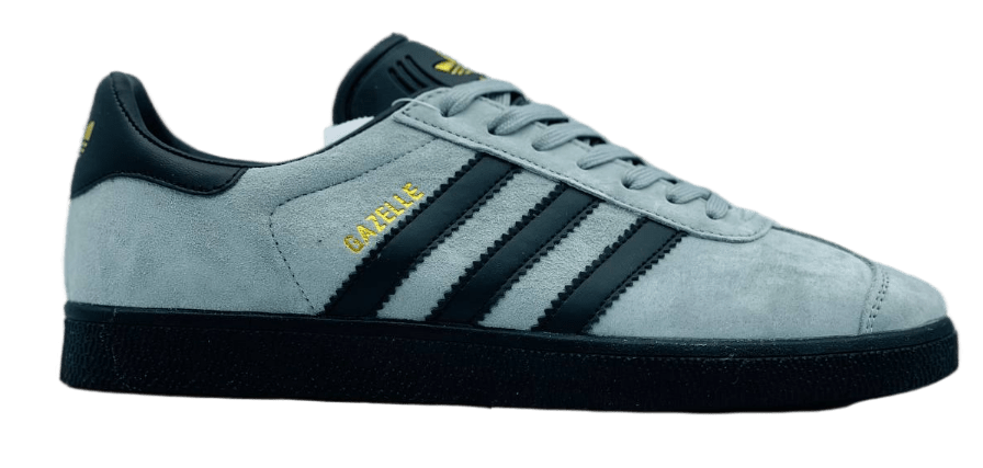 Adidas gazelle grey and black online