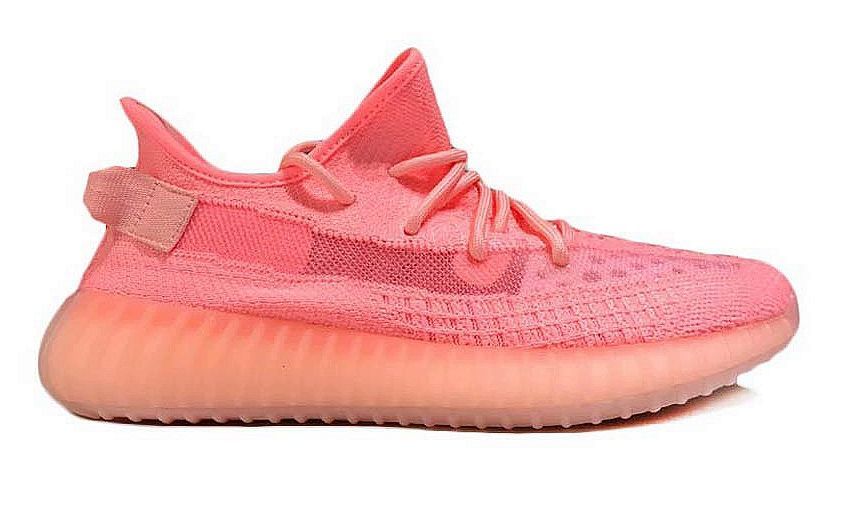 Adidas Yeezy Boost 350 V2 Static, розовые, текстиль, женские