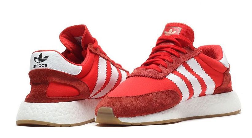 Adidas Iniki Runner красные (40-45)