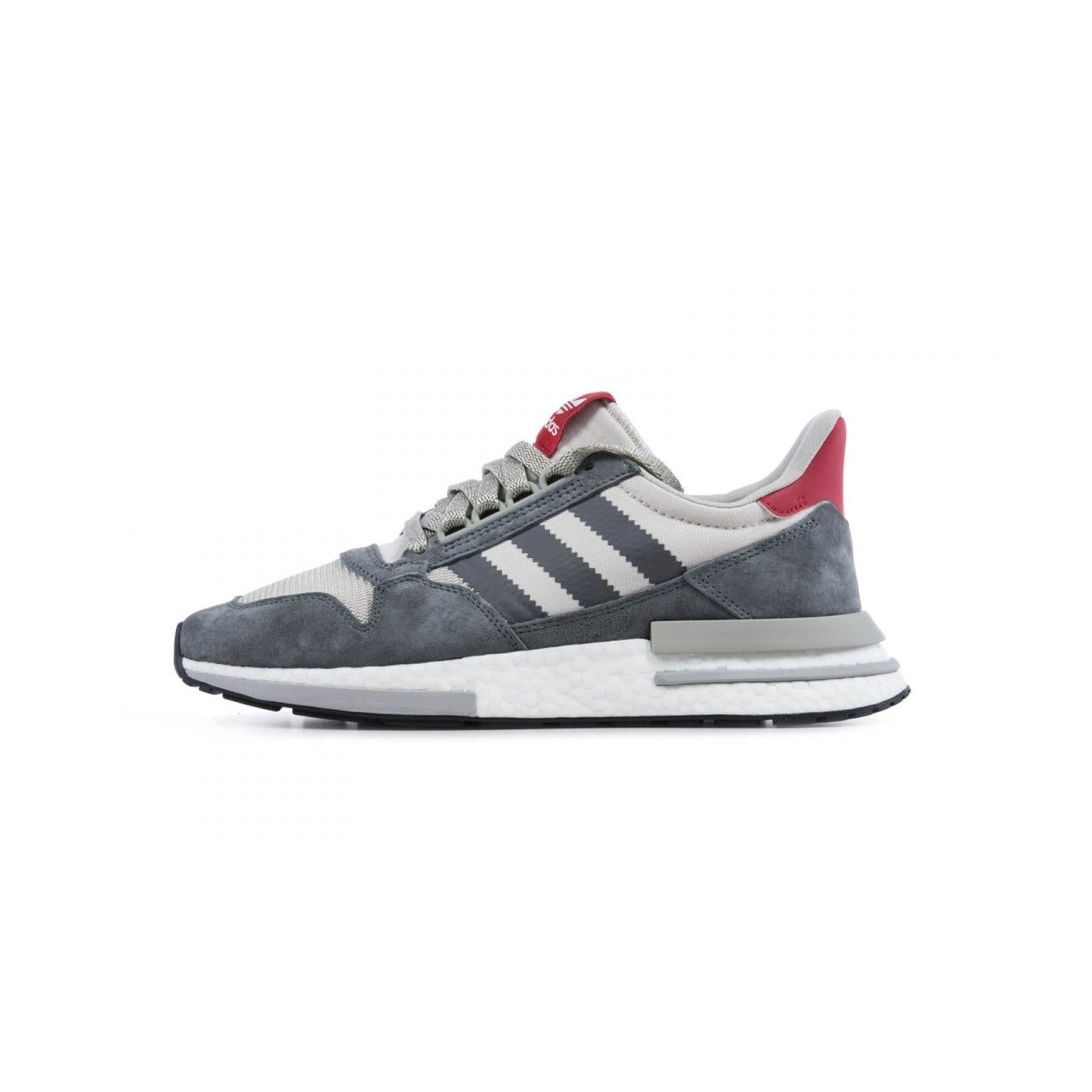 Adidas ZX 500, серые, замша, сетка, мужские, женские