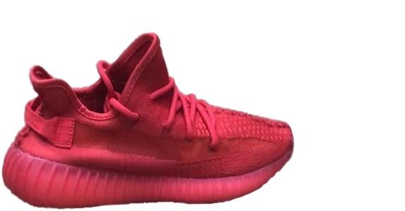 Adidas Yeezy Boost 350 V2 Static, красные, текстиль, мужские, женские