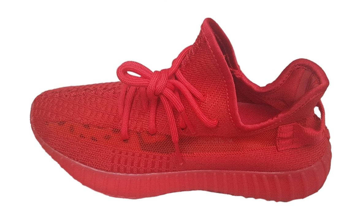 Adidas Yeezy Boost 350 V2 Static, красные, текстиль, мужские, женские