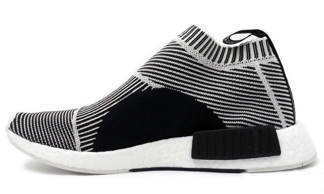 Adidas NMD City sock черно-белые