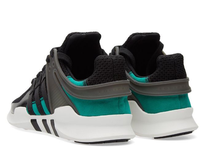 Adidas EQT Support Black/Green, черный, зеленый, нейлон, мужские, женские