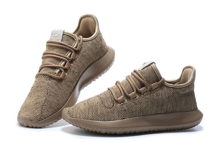 Adidas Tubular Shadow Knit, коричневые, текстиль, мужские, женские